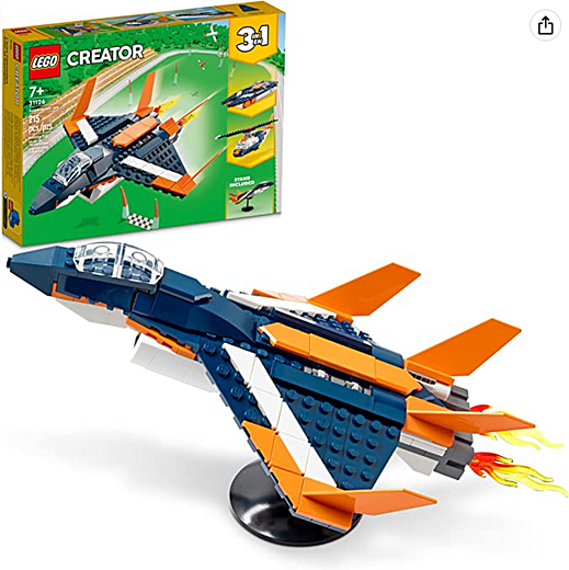 Lego Creator 3-in-1 Supersonic Jet Kit